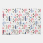 Éléphant de chariot de bébé Serviette de cuisine  (Horizontal)