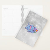 Éléphant de dessin animé mignon (Devant avec enveloppe)