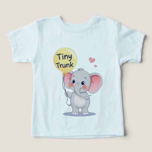Eléphant de dessin sur le tronc minuscule (Design Recto)
