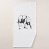 Éléphant de Dickie (Serviette de bain)