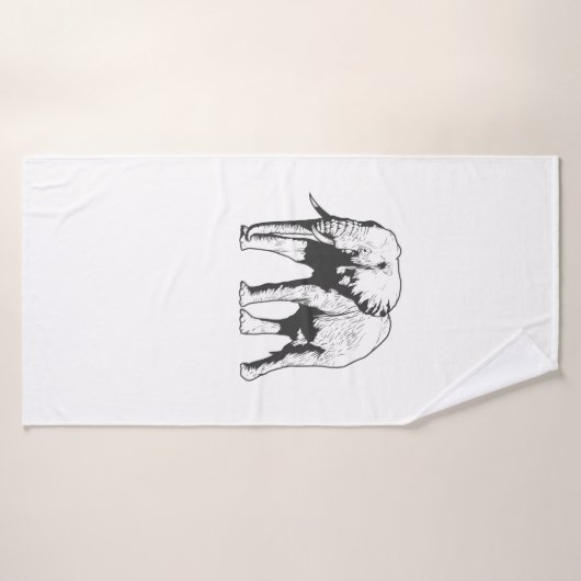 Éléphant de Dickie (Serviette de bain)