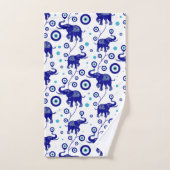 Eléphant de l'oeil du mal Bon motif de la chance (Serviette à main)