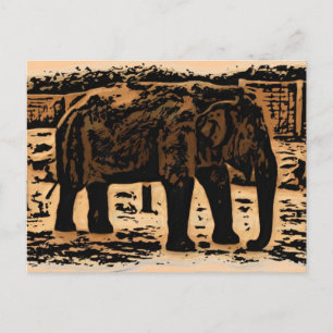 Elephant deco briefkaart