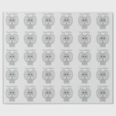 Elephant Design Verjaardag Cadeau Cadeaupapier (Vlak)