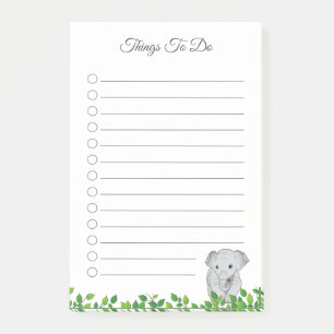 Elephant Dingen om post-it nota's te doen Post-it® Notes