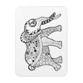 Elephant Doodle Magneet (Verticaal)