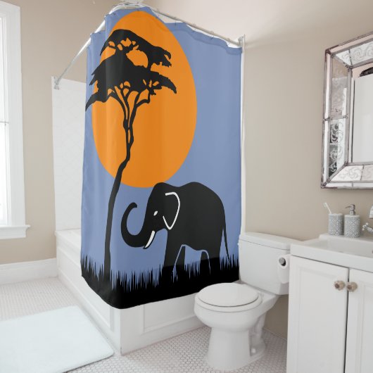 Elephant Douchegordijn (In situ)