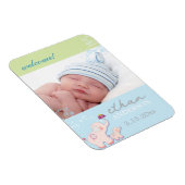 Elephant Dream Baby Boy Aankondiging Magneet (Rechterzijde)