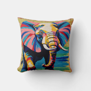 Elephant Dreams Kilim Pillow: Een Oosterse Kussen