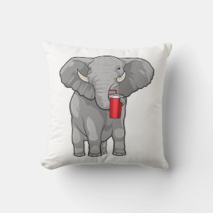 Elephant Drink mok Kussen