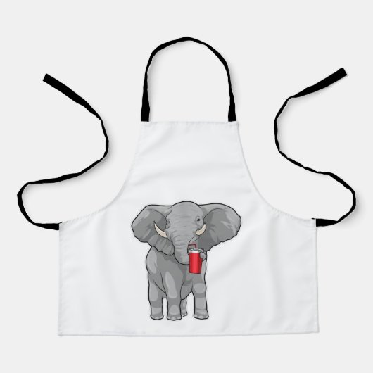 Elephant Drink mok Schort (Voorkant)