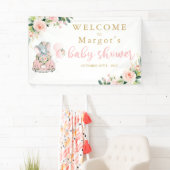 Elephant drive by Baby shower roze rozen Spandoek (Insitu)