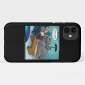 Éléphant Drôle En Thérapie Coque iPhone 5/5S (Dos (Horizontal))