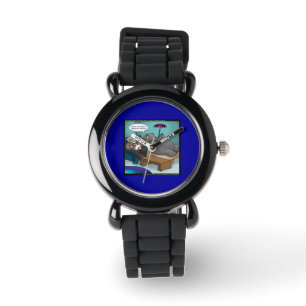 Éléphant drôle en thérapie montre