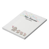 Éléphant du bloc-notes pour enseignants (Tourné)