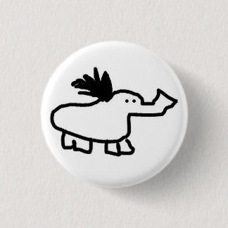 Elephant Duck Ronde Button 3,2 Cm