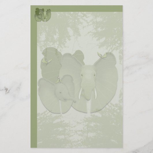 Elephant Ears Briefpapier (Voorkant)