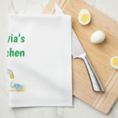 Eléphant Eau Couleur Cuisine Serviette à main (Quart Plié)