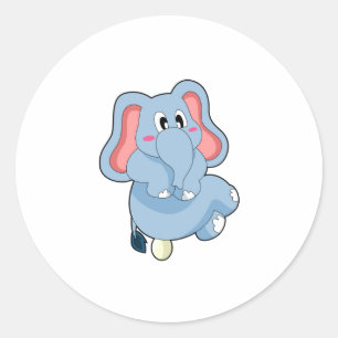 Elephant Egg Ronde Sticker