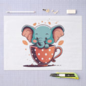 Elephant Elegance Tissuepapier (Craft)