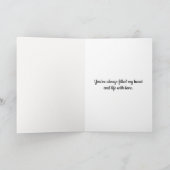 Elephant en Baby  Frech Floral Moederdag Kaart (Binnen)