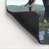 Elephant en Baby Mousepad Muismat (Hoek)