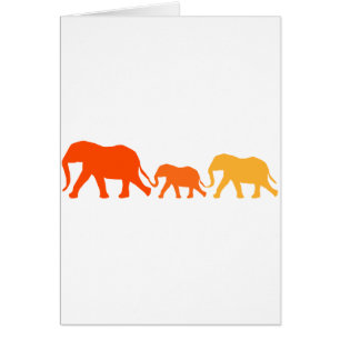 Eléphant en Orange