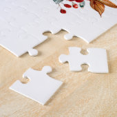 Éléphant en terre cuite florale mignon Puzzles (Côté)