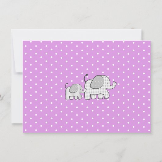 Eléphant et ballons Magenta Merci (Dos)