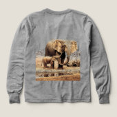 Eléphant et bébé Eléphant (Motif dos)