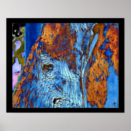 Elephant Eye Original Photo Digital Art Poster