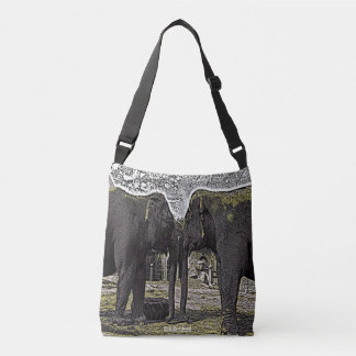 Elephant Eyes Crossbody Tas
