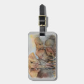 ELEPHANT FAMILIE BAGAGELABEL (Voorkant verticaal)