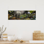ELEPHANT FAMILIE "GROENE KAMER" POSTER (Keuken)