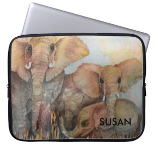 ELEPHANT FAMILIE LAPTOP SLEEVE