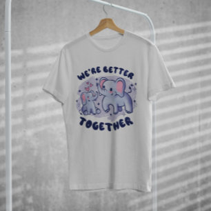 Elephant Family Cute T-shirt