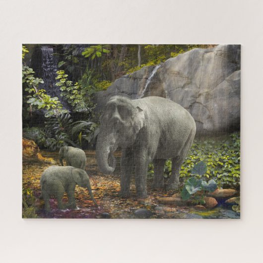 Elephant Family RAIN FOREST PARTY Legpuzzel (Horizontaal)