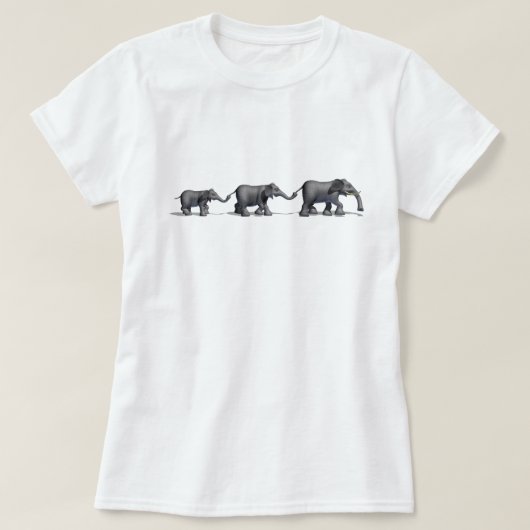 Elephant Family T-Shirt (Design voorkant)