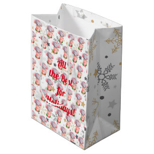 Elephant Feestdagen aanpassen Medium Cadeauzakje