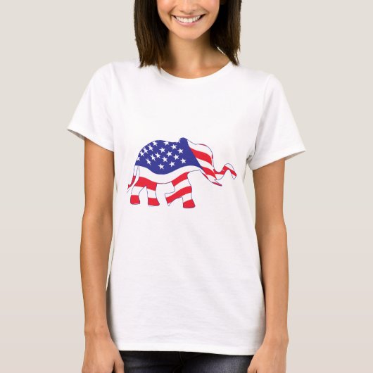 Elephant-FLAG T-shirt (Voorkant)