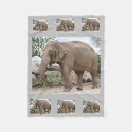 Elephant Fleece Blanket