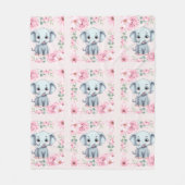 Elephant Fleece Blanket (Voorkant)