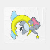 Elephant Fleece Deken (Voorkant (Horizontaal))