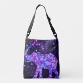 Elephant Flowers Crossbody Tas (Achterkant)