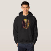 Elephant Flowers Cute Painting Flower Elephant Hoodie (Voorkant volledig)