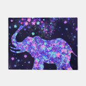Elephant Flowers Doormat Spring Joy Deurmat (Voorkant)