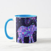 Elephant Flowers - voeg uw Afbeelding/tekst/naam t Mok (Links)