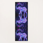 Elephant Flowers - Yogamat (Achterkant)