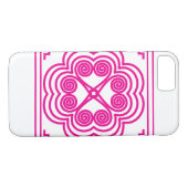 Elephant Footprint Motif in Roze Case-Mate iPhone Case (Achterkant (Horizontaal))