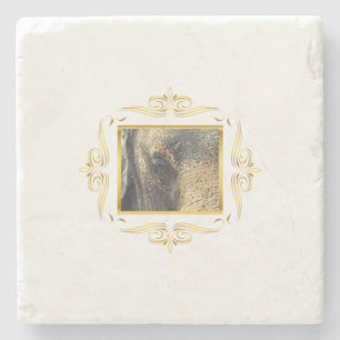 Elephant Framed Stenen Onderzetter